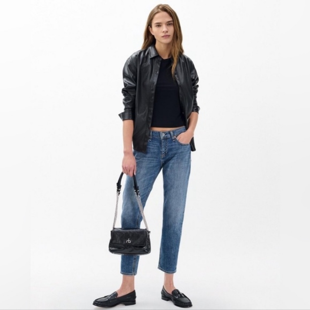 Nwt Rag & Bone The Dre Low Rise Boyfriend Jeans Size 26
